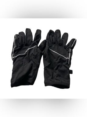 Swiss Tech Black Performance Gloves with Logo Tag